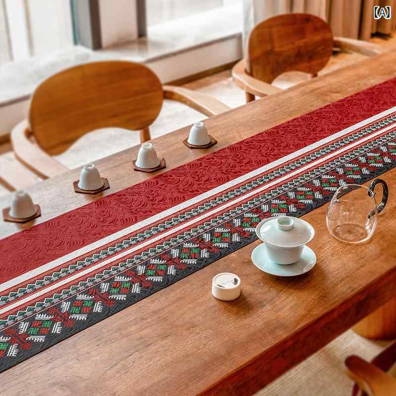 テーブルランナー センタークロス おしゃれ テーブル ティーテーブル 民族 防水 テーブルクロス ユニークデザイン インテリアアクセサリー ロング テーブルマット