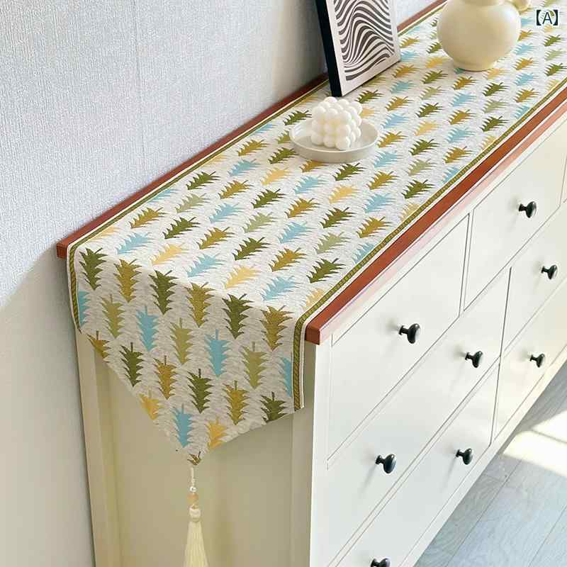 テーブルランナー 北欧 キャビネット テーブルクロス クリスマス デコレーション テーブル キャビネット ダイニング ダストカバー 洗える シェニール 長方形