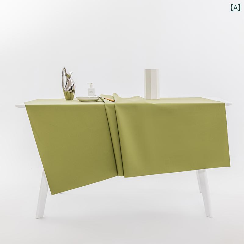 テーブルクロス レザー 無地 防水 撥水 水拭き 油汚れ防止 洗濯不要 お手入れ簡単 長方形 大きいサイズ テーブルデコ 宴会 カラバリ 色違い シンプル
