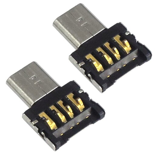 USB OTG 極小アダプタ USBオスをmicro USBオスに変換 USB OTG 極小アダプタ USBオスをmicro USBオスに変換