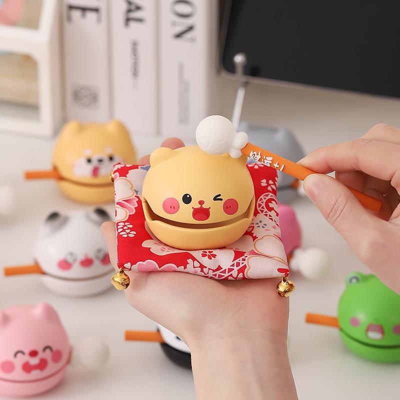 ペン立て 鉛筆立て シャーペン 1本 小さい 挟む 猫 パンダ 小物 飾り 卓上 デスクデコ オフィス 女子 ..