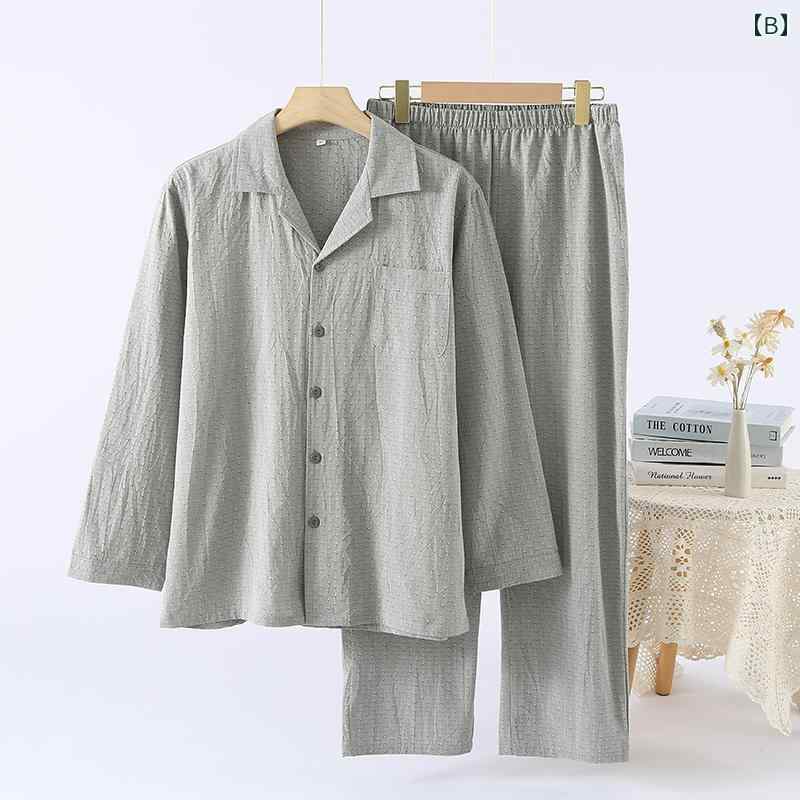 パジャマ ルームウェア レディース 春秋夏 コットン 長袖 ズボン 薄手 大きいサイズ シンプル フロントボタン ナイトウェア