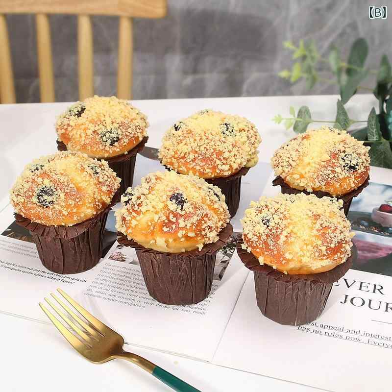 ラ・グラーヌの食品サンプル 見本 カップケーキ 食品模型 シミュレーション フードサンプル 店舗装飾 デザート 展示会 視覚効果 ディスプレイ インテリア カフェ 撮影小道具 リアル おもちゃ 子供｜アングル3