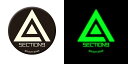 攻殻機動隊 SAC_2045 公安9課マーク高発光缶バッジ(3)