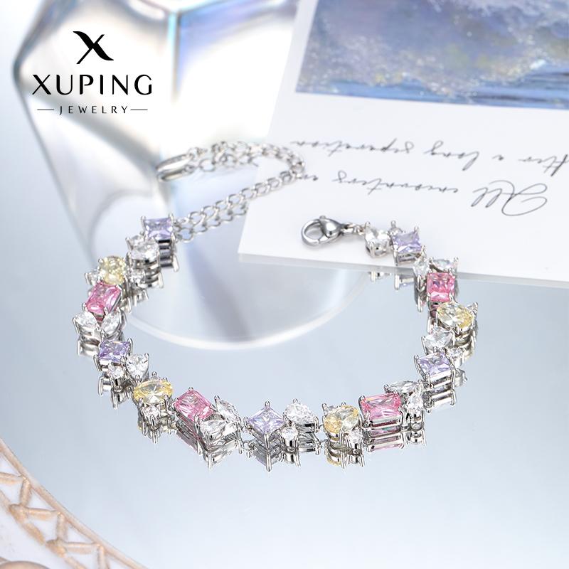 ブレスレット レディース 高級感 人工石 フル ジルコニア 精巧 シンプル おしゃれ クリスタル アクセサリー