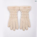 手袋 レディース 5本指 ファー フィンガー グローブ 防風 防寒 厚手 冬用 暖かい 女性用 バイク スキー ウィンター スクリーンタッチ 対応 裏起毛 上品...