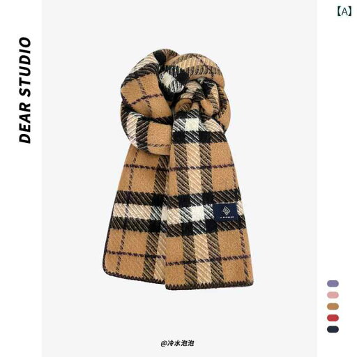 マフラー レトロ チェック柄 縁取り スカーフ 秋冬 女性用 暖かい スタイリッシュ 和風 ショール ストール カジュアル マフラー レトロ チェック柄 縁取り スカーフ 秋冬 女性用 暖かい スタイリッシュ 和風 ショール ストール カジュアル