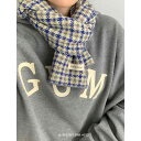 マフラー ニット スカーフ レディース 冬 韓国 チェック柄 ショート 暖かい メンズ 学生 通勤 コーディネート カシミヤ風