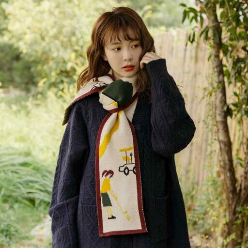 マフラー 韓国 ニット スカーフ 女性 かわいい 秋冬 暖かい ウール シンプル 学生向け カジュアル ジャガード マフラー 韓国 ニット スカーフ 女性 かわいい 秋冬 暖かい ウール シンプル 学生向け カジュアル ジャガード