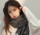 マフラー ウール レディース ファッション 秋冬 ソリッドカラー 暖かい 厚手 スカーフ ギフト 防寒 韓国 スタイル シンプル コーディネート