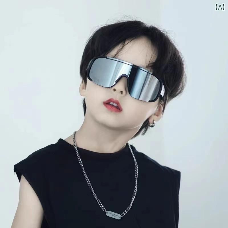 サングラス 子供用 アウトドア ラージフレーム サイクリング 登山 男の子 防風 ゴーグル 女の子 スポー..