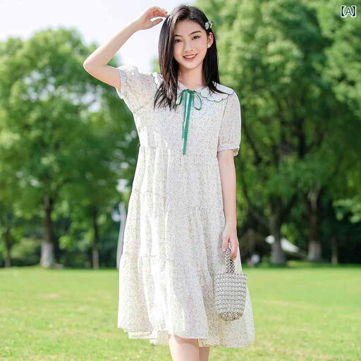 レディース ファッション ワンピース 中学生 ジュニア ガール ドレス 夏 女子高生 花柄 スカート レディース ファッション ワンピース 中学生 ジュニア ガール ドレス 夏 女子高生 花柄 スカート