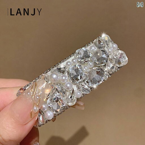 クリスタル ヘアクリップ グリッパー ピン ラインストーン パール 前髪 サイド BB アクセサリー ファッション小物 韓国 キラキラ スクエア おしゃれ かわいい 女子力アップ 万能アイテム クリスタル ヘアクリップ グリッパー ピン ラインストーン パール 前髪 サイド BB アクセサリー ファッション小物 韓国 キラキラ スクエア おしゃれ かわいい 女子力アップ 万能アイテム