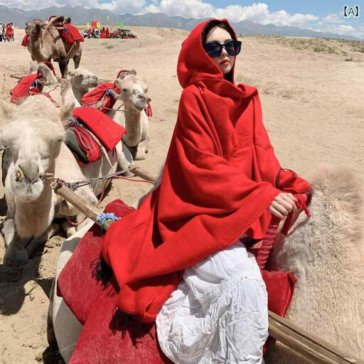 ストール ボヘミアン チベット 旅行 衣装 写真 赤 ケープ ショール ジャケット スタイリッシュ 女性 エスニック フード付き 暖かい スカーフ 民族風 ストール ボヘミアン チベット 旅行 衣装 写真 赤 ケープ ショール ジャケット スタイリッシュ 女性 エスニック フード付き 暖かい スカーフ 民族風