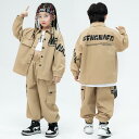 子供服 女の子 男の子 シャツスーツ Tシャツ パンツ コスチューム バンド ダンス ヒップホップ ストリート系 パフォーマンス グループ 衣装 クール かっこいい キッズ