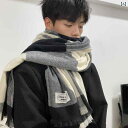 マフラー メンズ レディース ファッション 秋冬 暖かい カジュアル 韓国 チェック柄 プレゼント ウール スカーフ 防寒 スタイリッシュ モダン