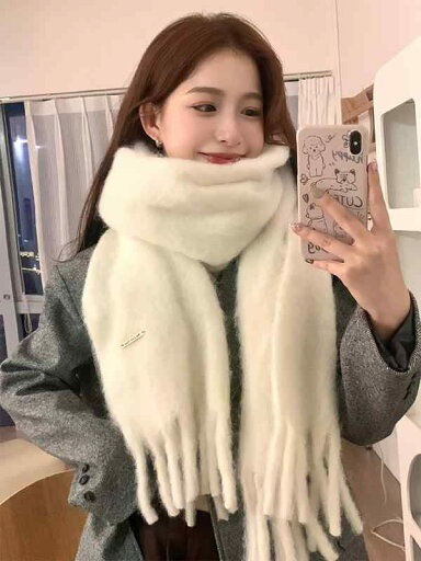 マフラー 秋冬 女性 レトロ スカーフ 厚手 暖かい ロング ショール フリンジ 万能 防寒 エレガント マフラー 秋冬 女性 レトロ スカーフ 厚手 暖かい ロング ショール フリンジ 万能 防寒 エレガント