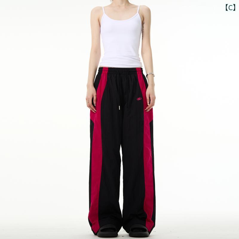 ワイドレッグ パンツ 春夏 アサルトパンツ パラトルーパーパンツ ストレート ハンギング カジュアル パンツ アメリカン モダン スポーツ