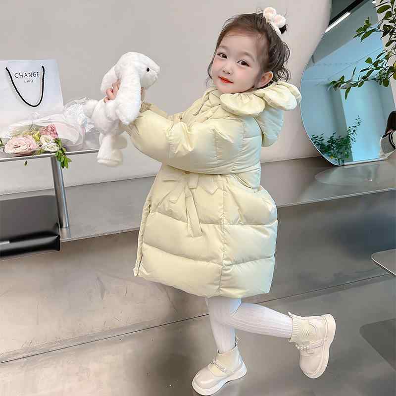 子供服 女の子 ガールズ ダウンジャケット コート フード付き 厚手 防寒 軽量 秋冬 通園 通学 お出かけ アウトドア キッズ