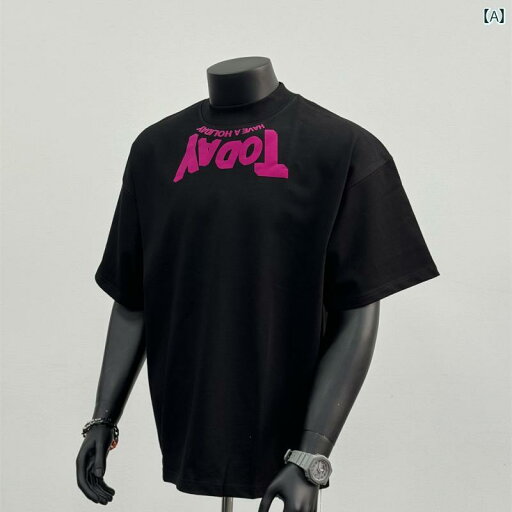 メンズ Tシャツ 半袖 アメリカン 夏 コットン 逆さ英文字 プリント コントラストカラー ツートーンカラー ポップ ユニーク カジュアル トップス モード モダン シンプル アーバン ラウンドネック メンズ Tシャツ 半袖 アメリカン 夏 コットン 逆さ英文字 プリント コントラストカラー ツートーンカラー ポップ ユニーク カジュアル トップス モード モダン シンプル アーバン ラウンドネック