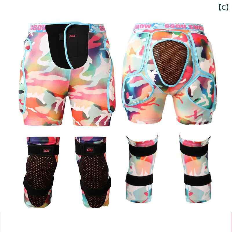 スキー 保護具 ヒップ パッド 転倒 怪我 打撲 防止 パンツ 男女 ボード 大人用 インナーウェア 装備 セット ローラー スケート スノボー スケボー 膝 当て 体 守る プロテクター