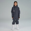 ジャンプスーツ デニム ワンピース 子供用 男の子 女の子 防水 暖かい スノーボード スキー スーツ アウトドア ウインタースポーツ 保温性 防風 セットアッ...