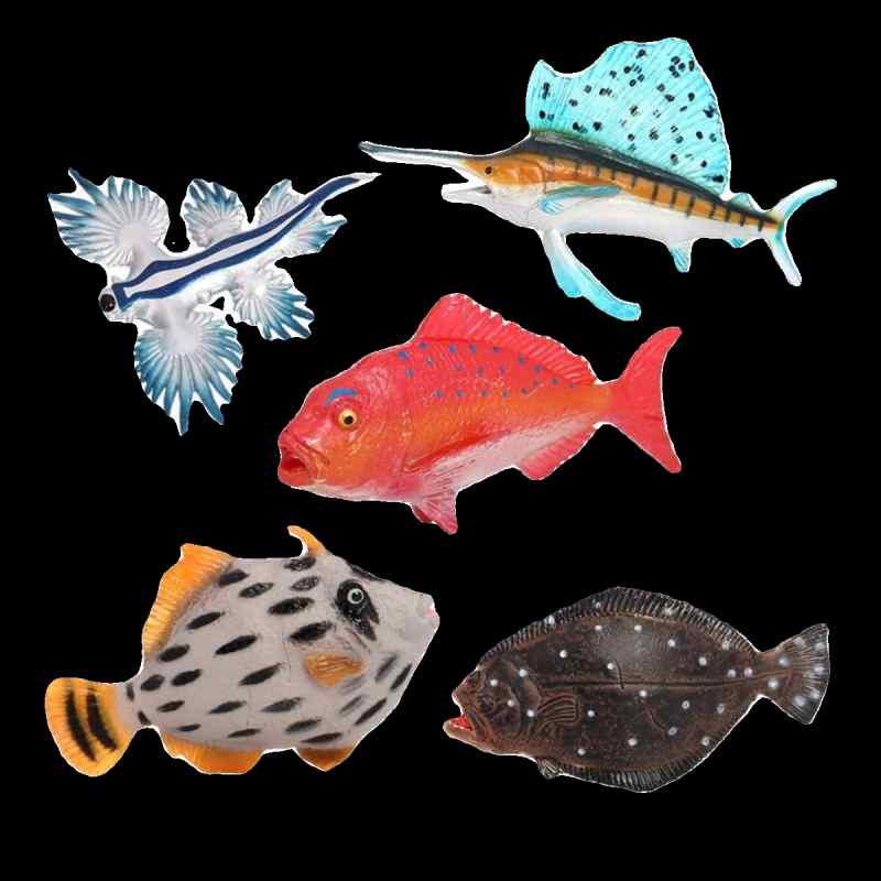 ウミウシ カジキ ヒラメ タイ 海洋生物 フィギュア 模型 おもちゃ ホビー 人形 コレクション インテリ..