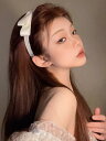 カチューシャ ヘアバンド アクセサリー レディース おしゃれ ファッション リボン ヘッドバンド フランス 高級感 黒 韓国 シンプル エレガント クラシカル