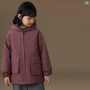 キッズ 子供服 秋冬 厚手 暖かい コート ダーク グレー トレーナー 2点セット バラあり 男の子 女の子 トップス 上 フロントボタン アースカラー カジュ...