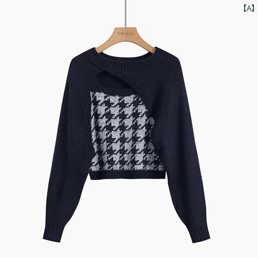 レディース 秋服 ニット ブラウス 2 点 セット 女性用 チェック柄 キャミソール トップス おしゃれ かわいい レディース 秋服 ニット ブラウス 2 点 セット 女性用 チェック柄 キャミソール トップス おしゃれ かわいい