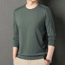 父の日 ギフト 春秋 長袖 トレーナー プルオーバー メンズ Tシャツ スウェットシャツ ゆったり カジュアル レジャー アウトドア 休日 タウンユース デイリ...