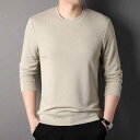春秋 メンズ ジャカード 長袖 Tシャツ スウェットシャツ トレーナー 父の日 ギフト ゆったり カジュアル レジャー アウトドア 休日 タウンユース デイリーユース