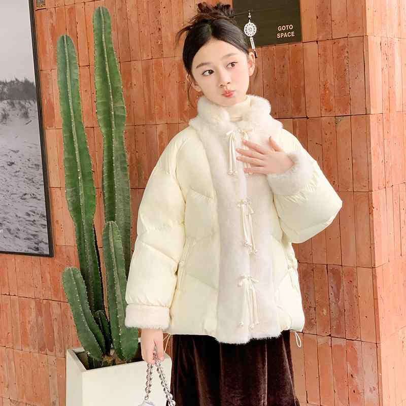 ダウンジャケット アウター 子供服 男の子 ボーイズ チャイナ風 ホワイトダックダウン スリムフィット ..