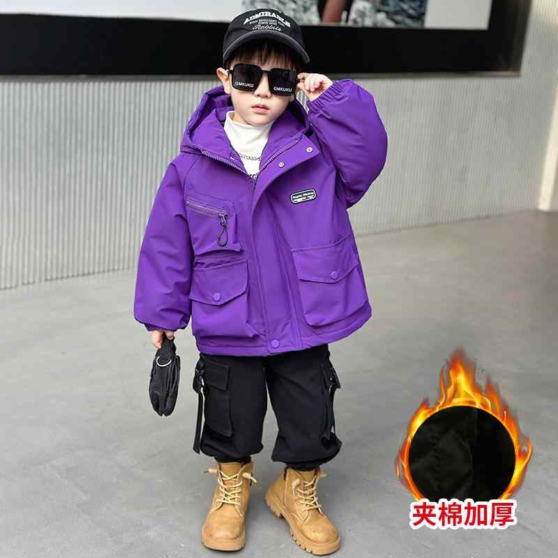 子供服 男の子 ボーイズ キルティングジャケット 厚手 裏起毛 暖かい 秋冬 防寒 軽量 通学 スポーツ アウトドア キッズ