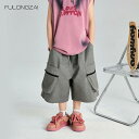 ハーフパンツ カーゴ ストリート 子供服 親子 男の子 女の子 ショートパンツ サマーパンツ カジュアルパンツ 夏 通園 通学 アウトドア スポーツ ホームウェア ユニセックス