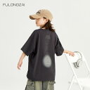 Tシャツ 子供服 トップス 男の子 女の子 親子 コットン 半袖 夏 ゆったり 速乾 カジュアル おしゃれ クール スタイリッシュ ストリート 休日 レジャー ユニセックス