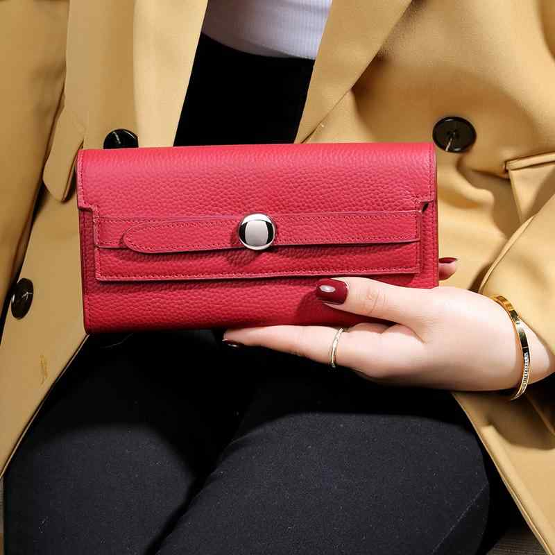 長財布 ウォレット クラッチバッグ おしゃれ レディース 防止 エレガント 上品 レザー 横型 スマホ収納..