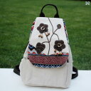 バック パック レディース エスニック 刺繍 花 リュック かわいい おしゃれ 日常使い 旅行 カジュアル お出かけ ショッピング おばあちゃん プレゼント