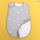 ベビー ベスト チョッキ 赤ちゃん 夏秋冬 6層 綿 ガーゼ 新生児 寝袋 子供 安全 用 ノースリーブ 洗濯しやすい ソフト キルト