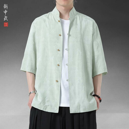 メンズ シャツ チュニックシャツ チャイナ風 半袖 大きいサイズ 夏 唐服 軽量素材 涼感 柔らか 伝統 エキゾチック シンプル カジュアル 中華 休日 普段使い 紳士服 メンズ シャツ チュニックシャツ チャイナ風 半袖 大きいサイズ 夏 唐服 軽量素材 涼感 柔らか 伝統 エキゾチック シンプル カジュアル 中華 休日 普段使い 紳士服