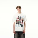 Tシャツ トップス プリント 半袖 夏 ソフトタッチ アメカジ ユニセックス ゆったり スポーティ カジュアル デイリー レジャー リゾート 休日 メンズ レデ...