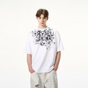 Tシャツ トップス アート 半袖 落書きプリント アメカジ ユニセックス ゆったり スポーティ カジュアル デイリー レジャー リゾート 休日 メンズ レディー...