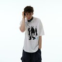 Tシャツ トップス プリント 半袖 グラフィック コットン ユニセックス ゆったり スポーティ カジュアル デイリー レジャー リゾート 休日 メンズ レディー...