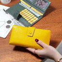 長財布 ソフトレザー 二つ折り ジッパー 小銭入れ 女性用 モバイル収納 革 大容量 スタイリッシュ 韓国