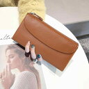長財布 クラッチバッグ 高級感 革 財布 レディース フェミニン シンプル ソフトレザー 大容量 モバイル収納 エレガント ギフト 韓国