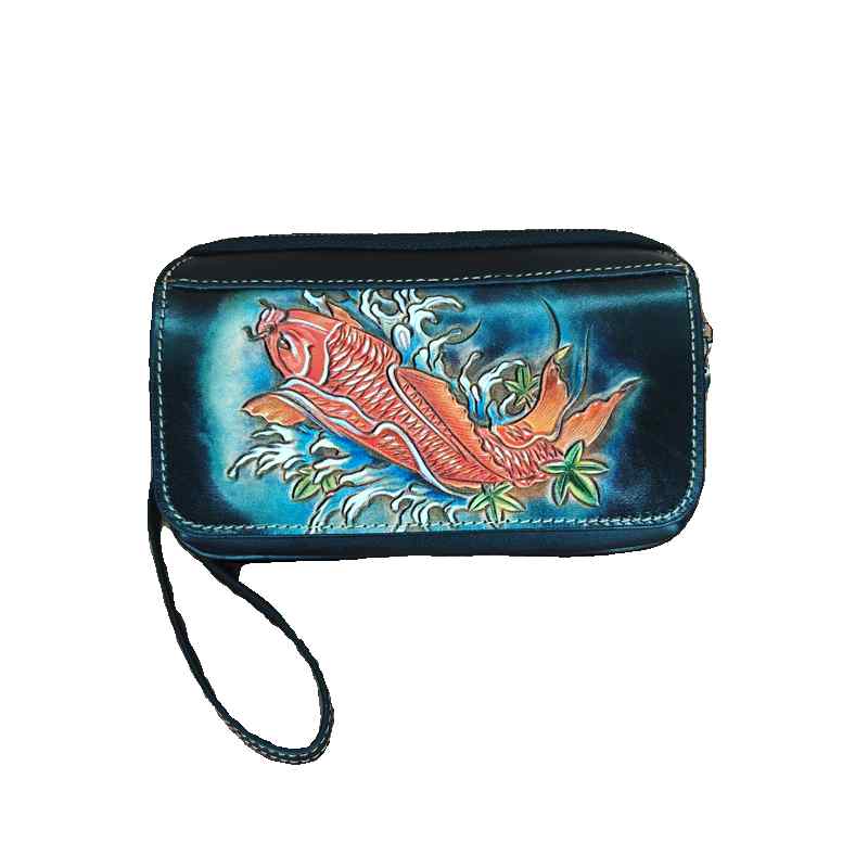 ポーチ メンズ レディース クラッチバッグ 大容量 収納 財布 スマートフォン 小物 便利 モダン レザー ..