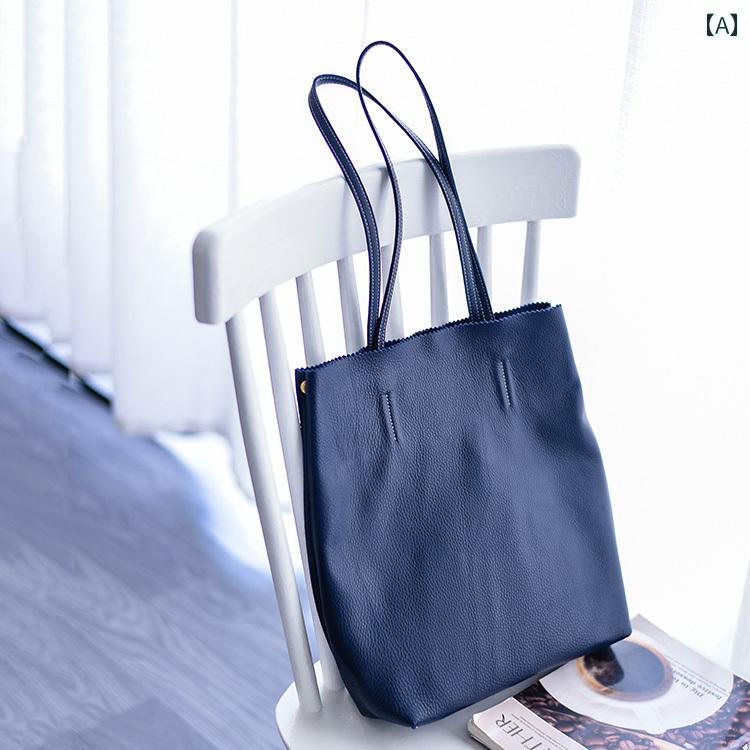 レディース レザー バッグ 大容量 通勤 シンプルデザイン アウトドア 革 ジッパー ポケット ハンドバッグ 旅行 ファッションアイテム 高級感