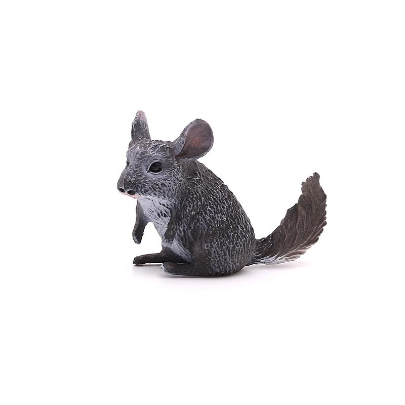 チンチラ ミニチュア 野生動物 生態 個体 珍しい動物 フィギュア 模型 リアル コレクション ディスプレイ 蒐集