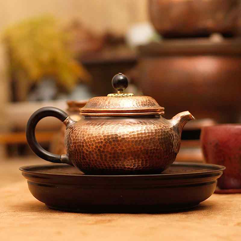 銅 アンティーク ポット 中国 ティーポット 茶器 家庭用 レトロ 急須 茶道具 伝統 工芸品 手打ち クラ..