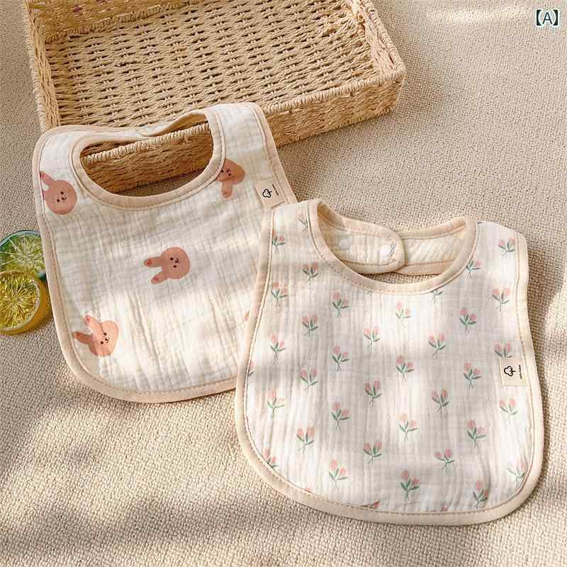 ベビー よだれかけ 男児 女児 デザイン かわいい コットン 防水 フリーサイズ マタニティ 食事 ユニセックス 洗濯可能